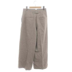 エブール ebure 25SS ライトピュアリネン ワイド パンツ タック  