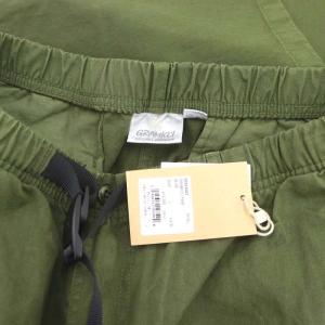 GRAMiCCi ORGANIC COTTON TWILL パンツ コットンツイル テーパード L オリーブ G102-OGT