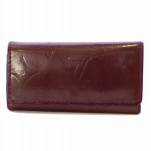 ミュルティクレ キーケース 4連 モノグラムヴェルニ エナメル 赤 レッド M91976