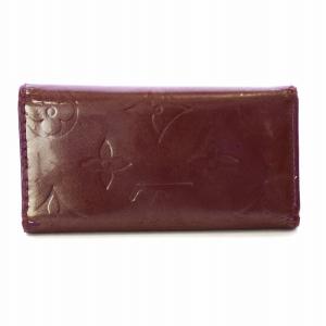 LOUIS VUITTON ミュルティクレ キーケース 4連 モノグラムヴェルニ エナメル 赤 レッド M91976