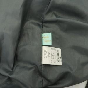 franche lippée グレンチェック フリル サスペンダー タイトスカート ミモレ ロング M グレー