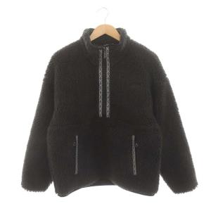 Sweet Water Pullover BIO フリースジャケット ボアジャケット ハーフジップ S 黒 ブラック