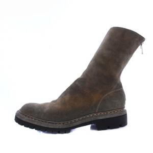 GUIDI BACK ZIP BOOTS HORSE LEATHER 42