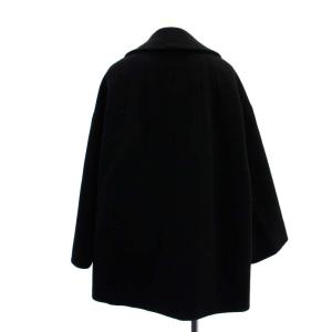 petite robe noire ショートコート ショールカラー アウター ウール 黒 ブラック