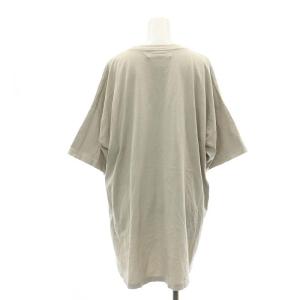 REMI RELIEF カオス別注 MOVE Tシャツ カットソー 半袖 プリント M ベージュ