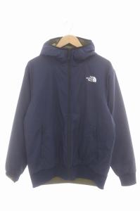 THE NORTH FACE リバーシブルテックエアーフーディジャケット ブルゾン フード付き L 紺 ネイビー