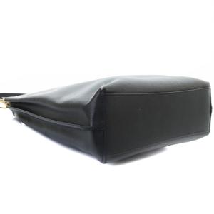 COACH レザー ショルダーバッグ ハンドバッグ 2way ロゴ 黒 ブラック CA214