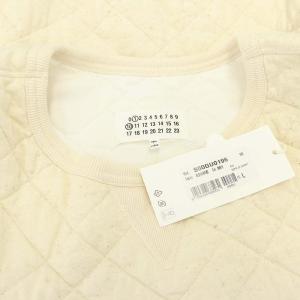 Maison Margiela 1 10 22AW スウェットシャツ キルティング トレーナー L アイボリー S50GU0196