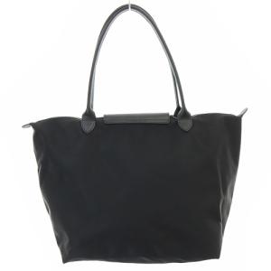 Longchamp Pliage Club ナイロン トートバッグ ハンドバッグ 黒 ブラック