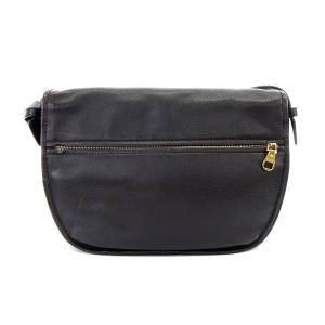 LOEWE ヘリテージ ショルダーバッグ 南京錠 レザー ダークブラウン