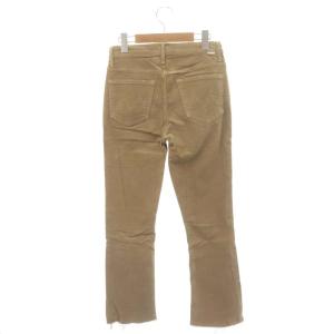 MOTHER INSIDER CROP STEP FRAY コーデュロパンツ カットオフ 26 ベージュ