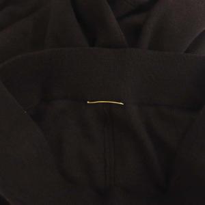 Deuxieme Classe エレガント ニットパンツ ワイド イージー 38 ダークブラウン