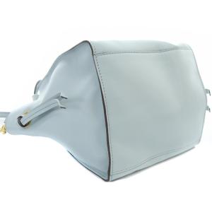 J&M DAVIDSON BELLE MINI ショルダー ハンドバッグ 2way レザー ロゴ ブルー