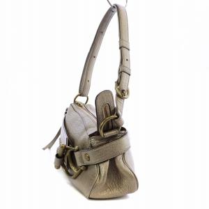 TOFF&LOADSTONE ハンドバッグ ワンショルダー 肩掛け 2WAY ゴールド金具 メタリックレザー ゴールドカラー