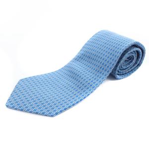 CIEL BLANC ヘヴィ シルクネクタイ 青 ブルー 659267T