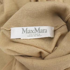 Max Mara 23年製 ハイネックニット セーター 長袖 プルオーバー キャミソール付き キャメル