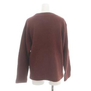 MHL. SOFT SHETLAND WOOL ニット セーター 長袖 ウール 2 茶色 ブラウン