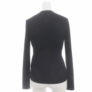 ADORE リブニット セーター 長袖 プルオーバー 38 M 黒 ブラック