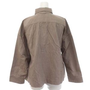 45rpm 近年モデル スーピマオックスのMシャツ 長袖 プルオーバー モカ