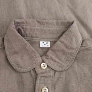 45rpm 近年モデル スーピマオックスのMシャツ 長袖 プルオーバー モカ