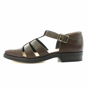 MARGARET HOWELL グルカサンダル ストラップ 23.5cm ブラウン