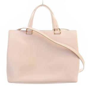 Longchamp オノレ 2way レザー トートバッグ ショルダーバッグ 2way レザー ロゴ ピンク