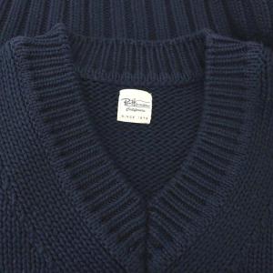 Ron Herman 22SS Vネック ニット セーター 長袖 S 紺 ネイビー