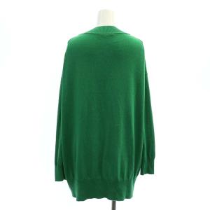 L'Appartement 23SS Oversize Linen Cardigan カーディガン ニット オーバーサイズ 長袖 リネン混 緑 グリーン