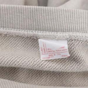 STAMMBAUM DEVISION クルーネックSWEAT スウェット トレーナー 長袖 オーバーサイズ F ベージュ ライトグレー