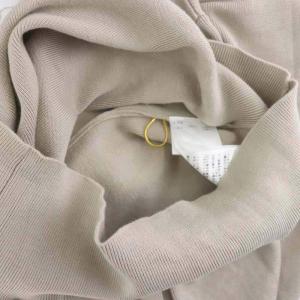 L'Appartement ドゥーズィエムクラス Silk CTN 2Way カーディガン ニット 長袖 シルク混 グレージュ