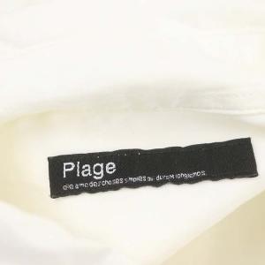 Plage 22AW washシャツドレス ワンピース ロング 長袖 白 ホワイト