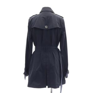 BURBERRY LONDON ノバチェック トレンチコート スプリングコート ベルト付き 38 紺 ネイビー