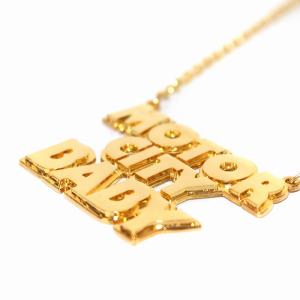 HYSTERIC GLAMOUR ネックレス ペンダント MOTOR CITY BABY チェーン イエローゴールド色