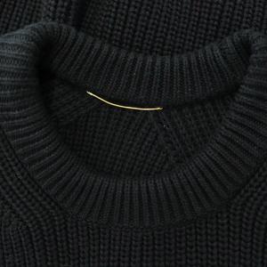 L'Appartement 22SS Cotton Knit Vest コットンニットベスト ロング クルーネック 黒 ブラック