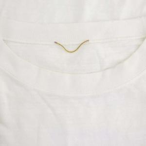 Deuxieme Classe LOVE A PEACE バックプリントTシャツ カットソー 半袖 コットン オフホワイト 黒 ブラック