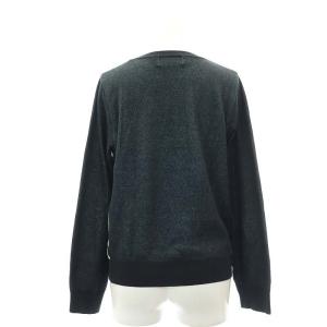 HYSTERIC GLAMOUR DIZZY＆MILKY 24SS NEW WAVEジャカードショート丈 プルオーバー ニット セーター 長袖 F 黒 ピンク