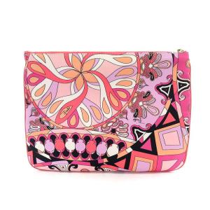 Emilio Pucci ポーチ プッチ柄 ナイロン ピンク