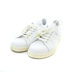adidas Originals 22年製 STAN SMITH FS FTWWHT スニーカー レザー 24.5cm 白 ホワイト HQ7054