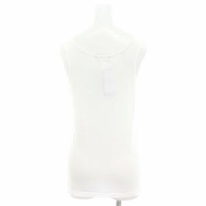 L'Appartement Hello Bonjour 23SS Soft Stretch Rib Tank Top リブタンクトップ トップス F 白