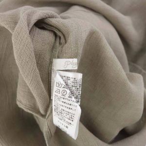 Plage オーバープルオーバー カットソー 五分袖 リネン ベージュ