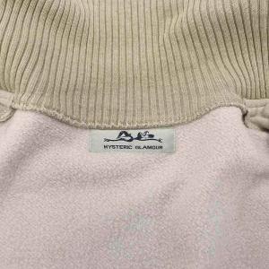 HYSTERIC GLAMOUR 裏起毛 フルジップ ブルゾン ジャケット F グレー