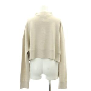 ENFOLD 23AW HIGH-NECK CARDIGAN カーディガン ニット クロップド 長袖 38 グレージュ