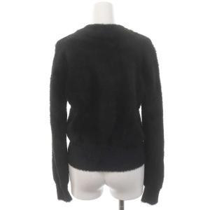 alexanderwang クロップドシャギーニット セーター 長袖 S 黒 ブラック