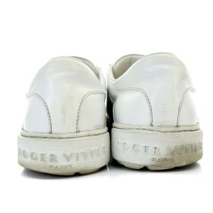 ROGER VIVIER トラス バックル スニーカー ローカット レザー 36 23cm 白 ホワイト /YO14