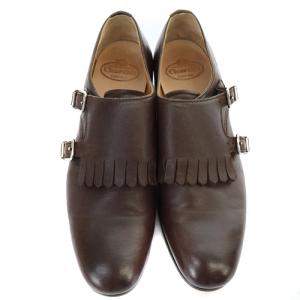 Church's フリンジ ダブルモンクストラップ シューズ レザー 35 22cm 茶色 ブラウン /SR20