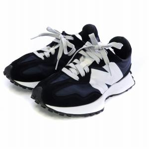 New Balance MS327SAB スニーカー シューズ ビッグNロゴ レザー スエード 5 ブラック