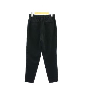 Theory 23AW Admiral Crepe Tralpin GB ドローストリングパンツ テーパード イージー P 黒 ブラック