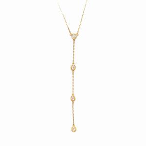 ヌーディーラヴァリエール ネックレス K18 ダイヤモンド 0.2ct 4 