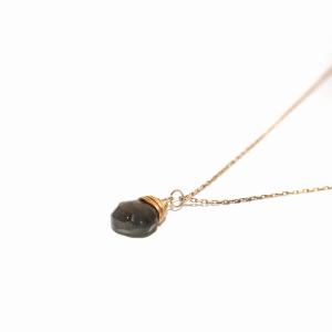 agete ネックレス ペンダント K10 カラーストーン イエローゴールド 黒 ブラック
