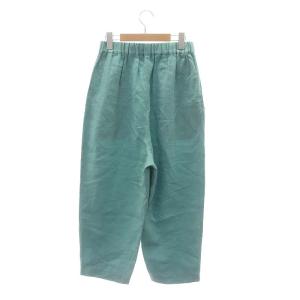 ARTS&SCIENCE 24SS BULKY BALLOON PANTS テーパード イージー リネン 0 ライトグリーン